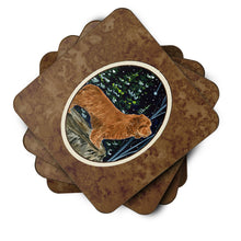 Load image into Gallery viewer, Sussex Spaniel Coasters - Set of 4 Lightweight Foam, Absorbent Drink Coasters