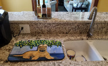 Load image into Gallery viewer, Briard Dish Drying Mat – Absorbent, Artistic Kitchen Essentials SS8180DDM