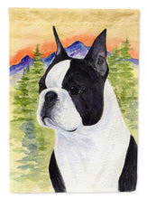 Load image into Gallery viewer, Boston Terrier Flag Canvas House Size