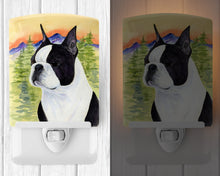Load image into Gallery viewer, Boston Terrier Ceramic Night Light SS8187CNL