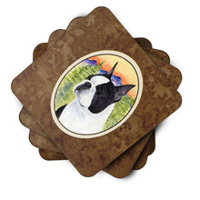 Load image into Gallery viewer, Boston Terrier Coasters - Set of 4 Lightweight Foam, Absorbent Drink Coasters
