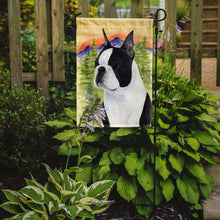 Load image into Gallery viewer, Boston Terrier Garden Flag – Decorative Outdoor Yard Flag