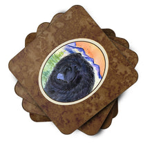 Load image into Gallery viewer, Chow Chow Coasters - Set of 4 Lightweight Foam, Absorbent Drink Coasters