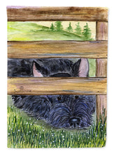 Load image into Gallery viewer, Scottish Terrier Flag Canvas House Size