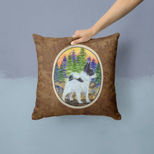 Load image into Gallery viewer, Papillon Throw Pillow - 14x14 Decorative Pillow – Art for Your Home &amp; Patio