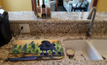 Load image into Gallery viewer, Poodle Dish Drying Mat – Absorbent, Artistic Kitchen Essentials SS8196DDM