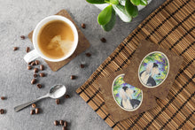 Load image into Gallery viewer, Saluki Coasters - Set of 4 Lightweight Foam, Absorbent Drink Coasters