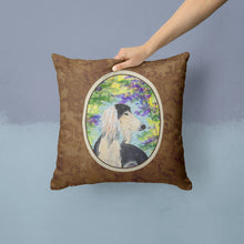 Load image into Gallery viewer, Saluki Throw Pillow - 14x14 Decorative Pillow – Art for Your Home &amp; Patio