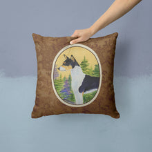 Load image into Gallery viewer, Basenji Throw Pillow - 14x14 Decorative Pillow – Art for Your Home &amp; Patio