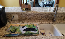 Load image into Gallery viewer, Collie Dish Drying Mat – Absorbent, Artistic Kitchen Essentials SS8203DDM