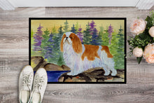 Load image into Gallery viewer, English Toy Spaniel Doormat - 24x36 Decorative Floor Mat – Indoor/Outdoor Rug with Artistic Flair Doormat