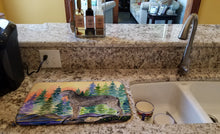 Load image into Gallery viewer, Irish Wolfhound Dish Drying Mat – Absorbent, Artistic Kitchen Essentials SS8205DDM