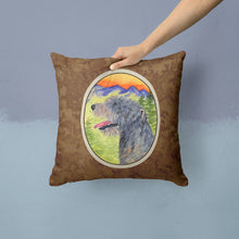 Load image into Gallery viewer, Irish Wolfhound Throw Pillow - 14x14 Decorative Pillow – Art for Your Home &amp; Patio