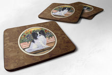 Load image into Gallery viewer, Papillon Coasters - Set of 4 Lightweight Foam, Absorbent Drink Coasters