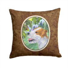 Load image into Gallery viewer, Jack Russell Terrier Throw Pillow - 14x14 Decorative Pillow – Art for Your Home &amp; Patio