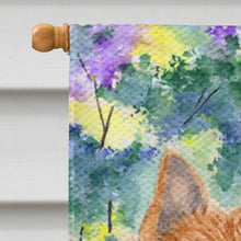 Load image into Gallery viewer, Norwich Terrier Flag Canvas House Size