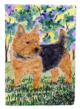 Load image into Gallery viewer, Norwich Terrier Flag Canvas House Size