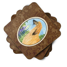 Load image into Gallery viewer, Afghan Hound Coasters - Set of 4 Lightweight Foam, Absorbent Drink Coasters
