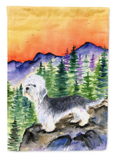 Load image into Gallery viewer, Dandie Dinmont Terrier Flag Canvas House Size