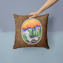 Load image into Gallery viewer, Dandie Dinmont Terrier Throw Pillow - 14x14 Decorative Pillow – Art for Your Home &amp; Patio