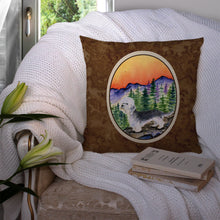 Load image into Gallery viewer, Dandie Dinmont Terrier Throw Pillow - 14x14 Decorative Pillow – Art for Your Home &amp; Patio