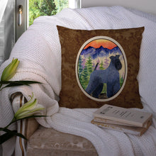 Load image into Gallery viewer, Kerry Blue Terrier Throw Pillow - 14x14 Decorative Pillow – Art for Your Home &amp; Patio