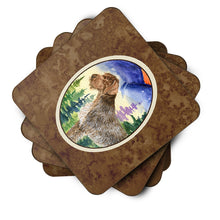 Load image into Gallery viewer, German Wirehaired Pointer Coasters - Set of 4 Lightweight Foam, Absorbent Drink Coasters