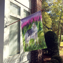 Load image into Gallery viewer, Borzoi Flag Canvas House Size