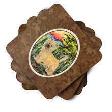 Load image into Gallery viewer, Cairn Terrier Coasters - Set of 4 Lightweight Foam, Absorbent Drink Coasters