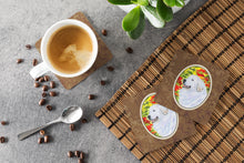 Load image into Gallery viewer, Great Pyrenees Coasters - Set of 4 Lightweight Foam, Absorbent Drink Coasters