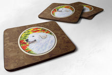 Load image into Gallery viewer, Great Pyrenees Coasters - Set of 4 Lightweight Foam, Absorbent Drink Coasters