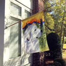 Load image into Gallery viewer, Great Pyrenees Flag Canvas House Size