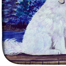 Load image into Gallery viewer, Great Pyrenees Dish Drying Mat – Absorbent, Artistic Kitchen Essentials SS8240DDM