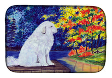 Load image into Gallery viewer, Great Pyrenees Dish Drying Mat – Absorbent, Artistic Kitchen Essentials SS8240DDM