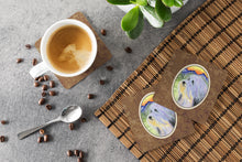 Load image into Gallery viewer, Bearded Collie Coasters - Set of 4 Lightweight Foam, Absorbent Drink Coasters