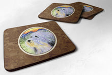 Load image into Gallery viewer, Bearded Collie Coasters - Set of 4 Lightweight Foam, Absorbent Drink Coasters