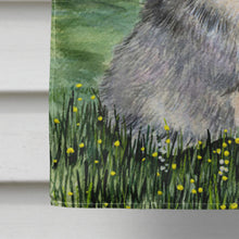 Load image into Gallery viewer, Keeshond Flag Canvas House Size