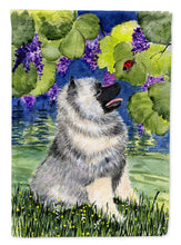 Load image into Gallery viewer, Keeshond Garden Flag – Decorative Outdoor Yard Flag