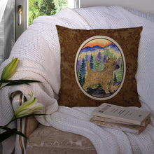 Load image into Gallery viewer, Cairn Terrier Throw Pillow - 14x14 Decorative Pillow – Art for Your Home &amp; Patio
