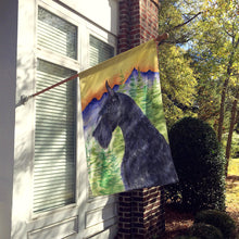 Load image into Gallery viewer, Schnauzer Flag Canvas House Size