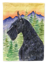 Load image into Gallery viewer, Schnauzer Flag Canvas House Size