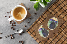Load image into Gallery viewer, French Bulldog Coasters - Set of 4 Lightweight Foam, Absorbent Drink Coasters