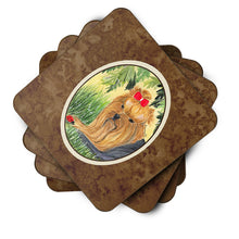 Load image into Gallery viewer, Yorkie Coasters - Set of 4 Lightweight Foam, Absorbent Drink Coasters