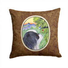 Load image into Gallery viewer, Japanese Chin Throw Pillow - 14x14 Decorative Pillow – Art for Your Home &amp; Patio