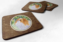 Load image into Gallery viewer, Japanese Chin Coasters - Set of 4 Lightweight Foam, Absorbent Drink Coasters