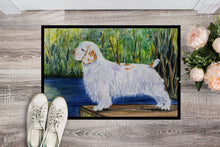 Load image into Gallery viewer, Clumber Spaniel Doormat - 24x36 Decorative Floor Mat – Indoor/Outdoor Rug with Artistic Flair Doormat