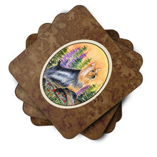 Load image into Gallery viewer, Silky Terrier Coasters - Set of 4 Lightweight Foam, Absorbent Drink Coasters