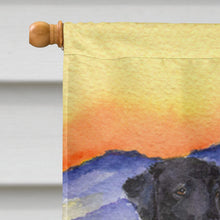 Load image into Gallery viewer, Flat Coated Retriever Flag Canvas House Size