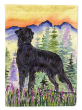 Load image into Gallery viewer, Flat Coated Retriever Garden Flag – Decorative Outdoor Yard Flag