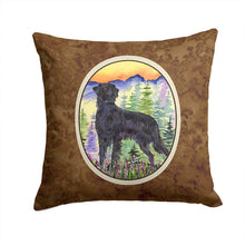Load image into Gallery viewer, Flat Coated Retriever Throw Pillow - 14x14 Decorative Pillow – Art for Your Home &amp; Patio